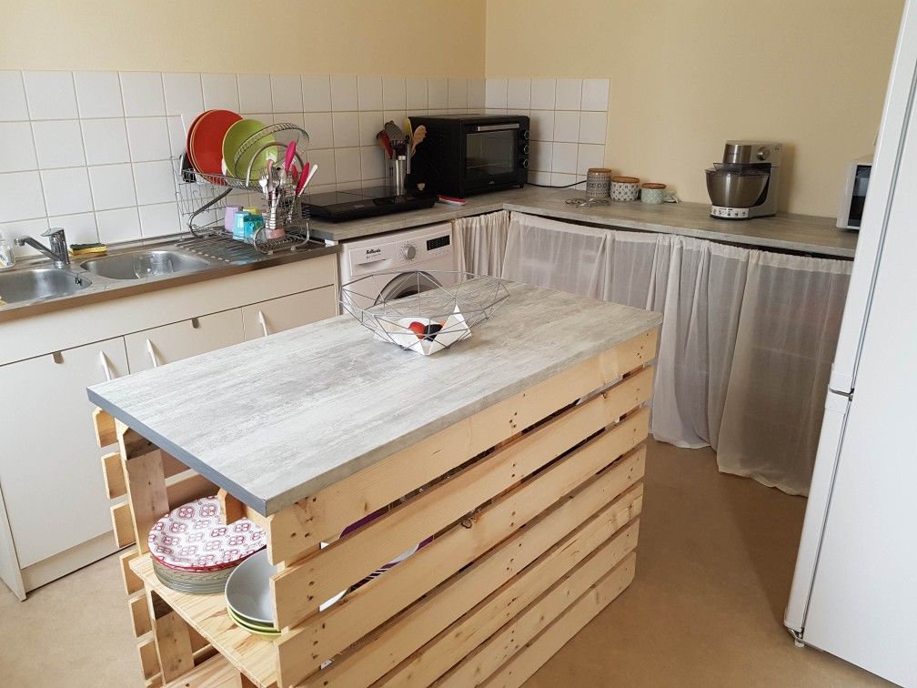 Comment faire un ilot central avec des palettes