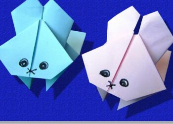 Comment faire un lapin en papier qui saute ?