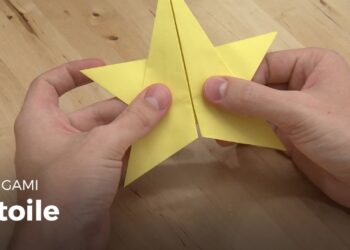 Comment faire un origami en forme d'étoile ?