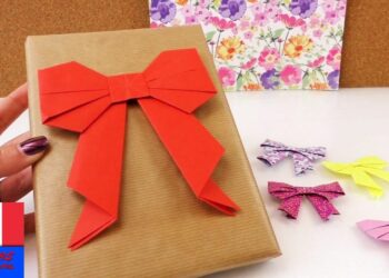 Comment faire un papier cadeau avec du papier ?