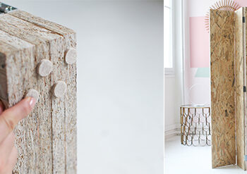 Comment faire un paravent en bois et tissu ?