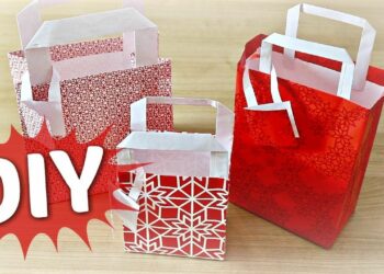 Comment faire un petit sachet en papier cadeau ?