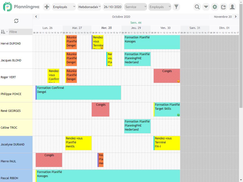 Comment faire un planning pour le personnel