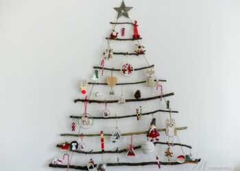 Comment faire un sapin avec des branches de bois ?