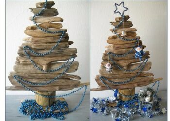Comment faire un sapin avec du bois flotté ?