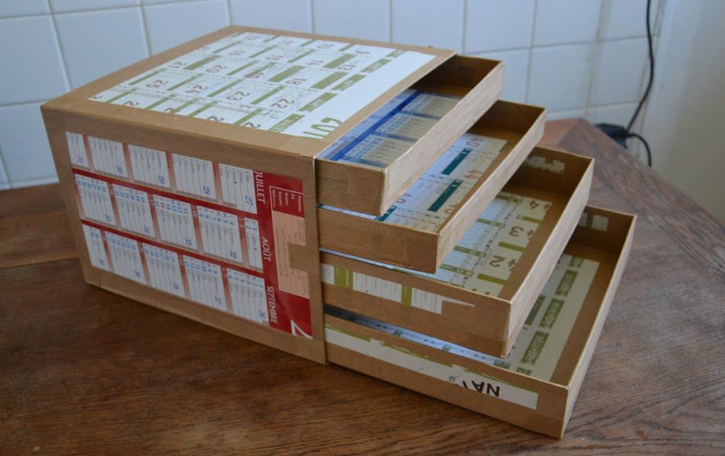 Comment faire une boîte en carton avec tiroir
