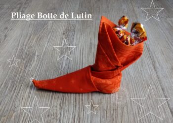 Comment faire une botte de lutin avec une serviette ?