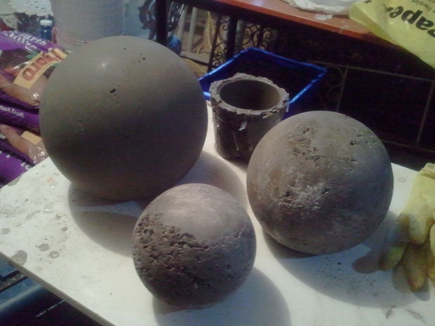 Comment Faire Une Boule En Beton Avec Un Ballon