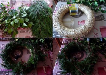 Comment faire une couronne de bienvenue ?