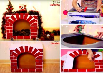 Comment faire une fausse cheminée pour Noël ?