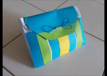 Comment faire une jolie pochette en papier ?