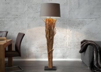 Comment faire une lampe en bois flotté ?