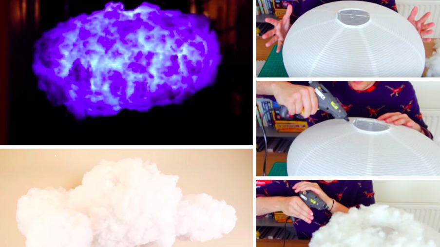 Comment faire une lampe nuage