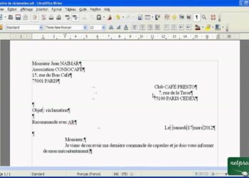 Comment faire une lettre et l'imprimer ?