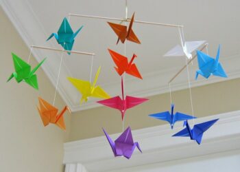 Comment faire une suspension en origami ?
