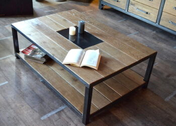 Comment faire une table industriel ?