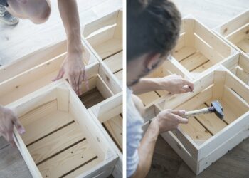 Comment fixer des caisses en bois entre elles ?