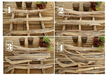 Comment fixer du bois flotté au mur ?