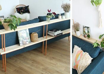 Comment habiller l'arrière d'un canapé ?