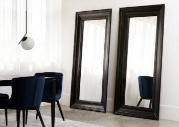 Comment habiller le contour d'un miroir ?