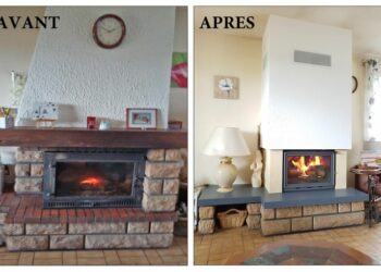 Comment habiller un insert de cheminée ?