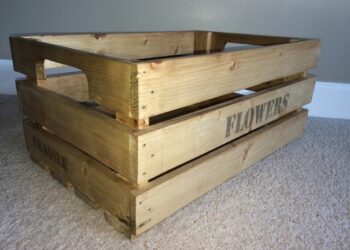 Comment habiller une caisse en bois ?