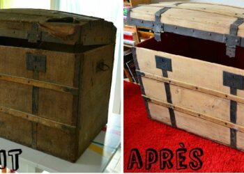 Comment habiller une malle ancienne ?