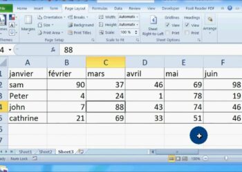 Comment imprimer un tableau sur 2 pages ?