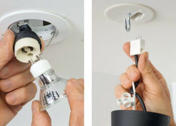 Comment installer luminaire au plafond ?