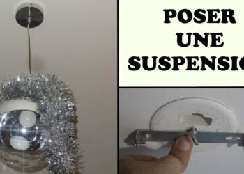 Comment installer une suspension avec crochet ?