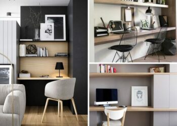 Comment intégrer un bureau dans une bibliothèque ?