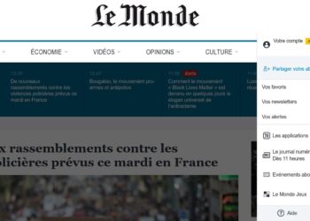 Comment joindre le service abonnement du monde ?