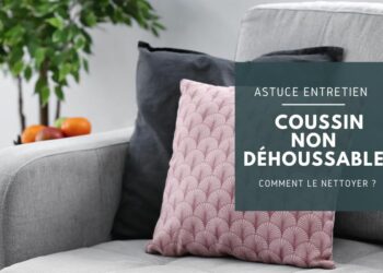 Comment laver coussin de sol non déhoussable ?