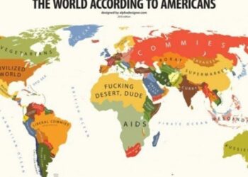 Comment les américains voient la carte du monde ?