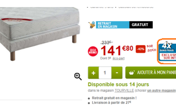 Comment marche le 4 fois sans frais ?