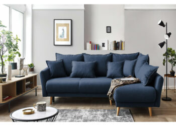 Comment marier un canapé bleu ?