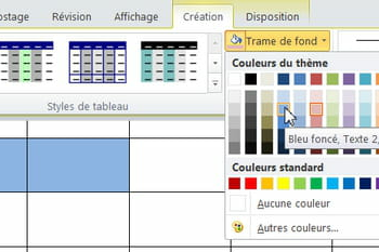 Comment mettre de la lumière dans un tableau ?