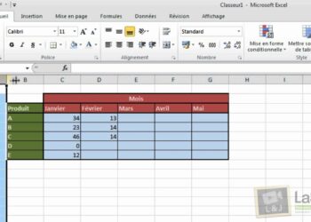 Comment mettre en forme un tableau Excel ?