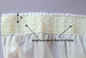 Comment mettre les crochets sur la Ruflette ?