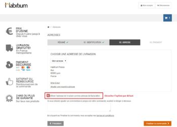Comment modifier l'adresse de livraison sur Conforama ?