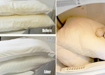 Comment nettoyer les oreillers jaunis ?