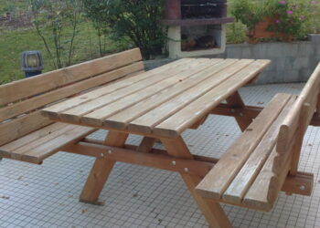 Comment nettoyer ma table de jardin en bois ?