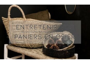 Comment nettoyer panier en rotin ?