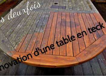 Comment nettoyer une table en teck ?