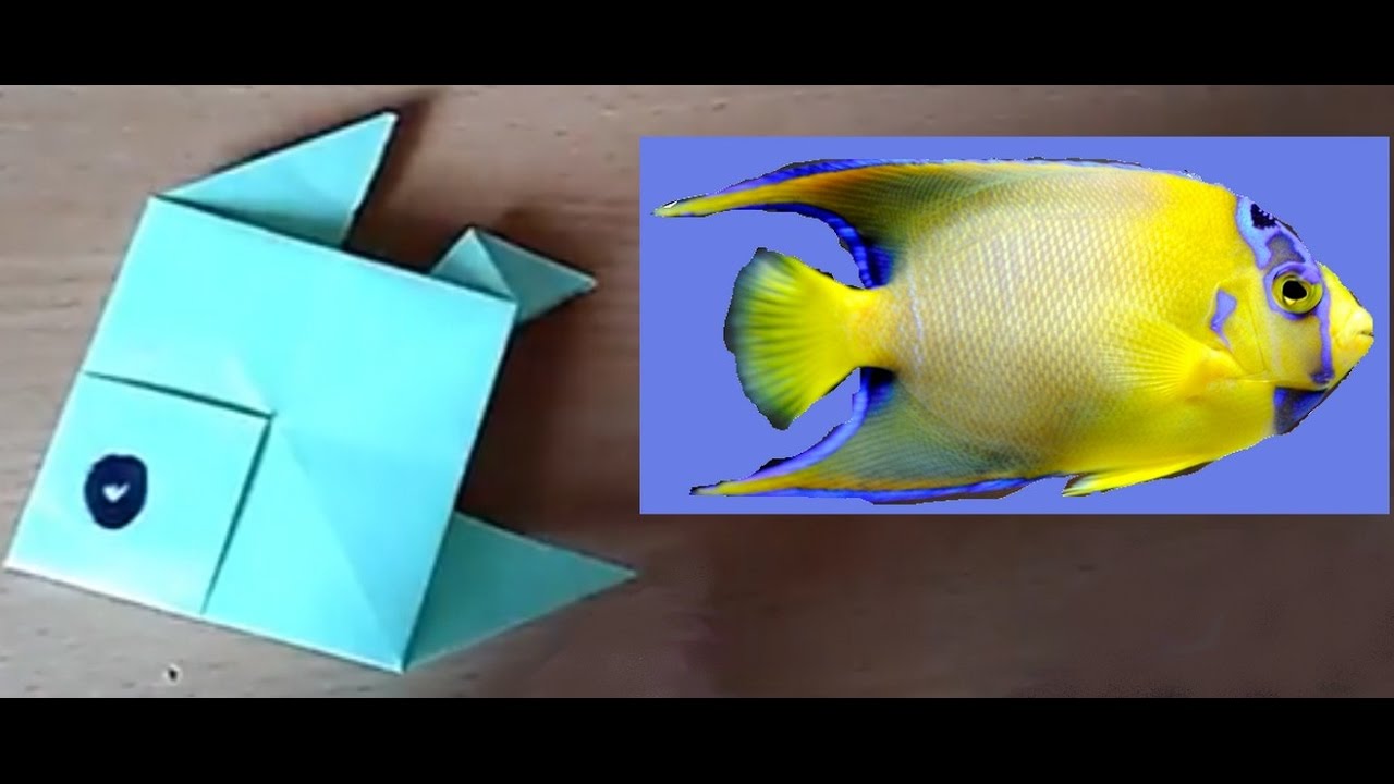 Comment on fait un poisson en papier