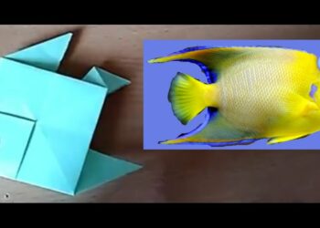 Comment on fait un poisson en papier ?