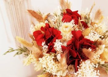 Comment peindre des fleurs séchées ?