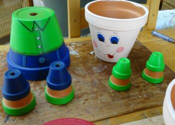 Comment peindre les couvercles des petits pots ?