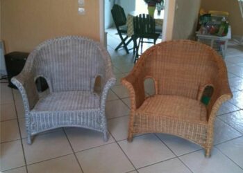 Comment peindre un fauteuil en rotin tressé ?