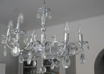 Comment peindre un lustre en verre ?